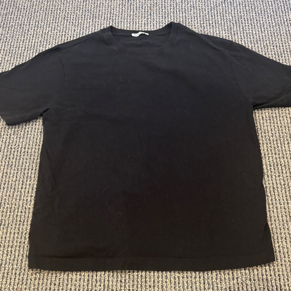 REFORMATION Classic Black T-Shirt